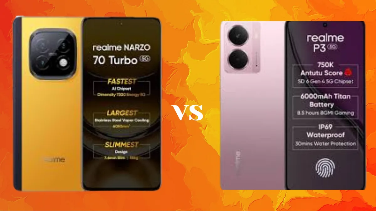Realme Narzo 70 Turbo vs Realme P3