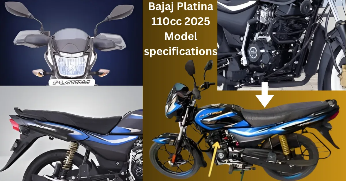 Bajaj Platina 110cc 2025 Model specifications