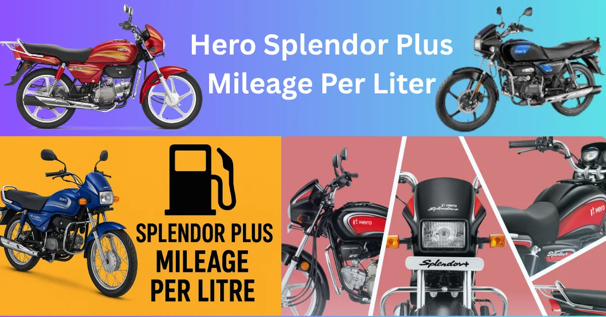 Hero Splendor Plus Mileage Per Liter