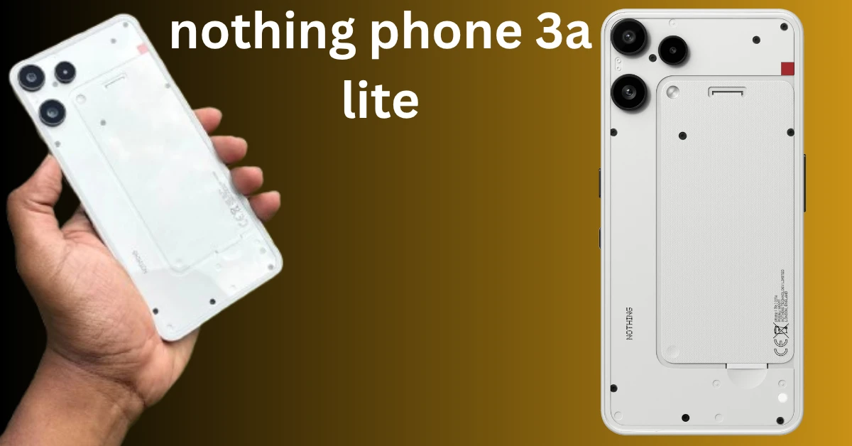 nothing phone 3a lite