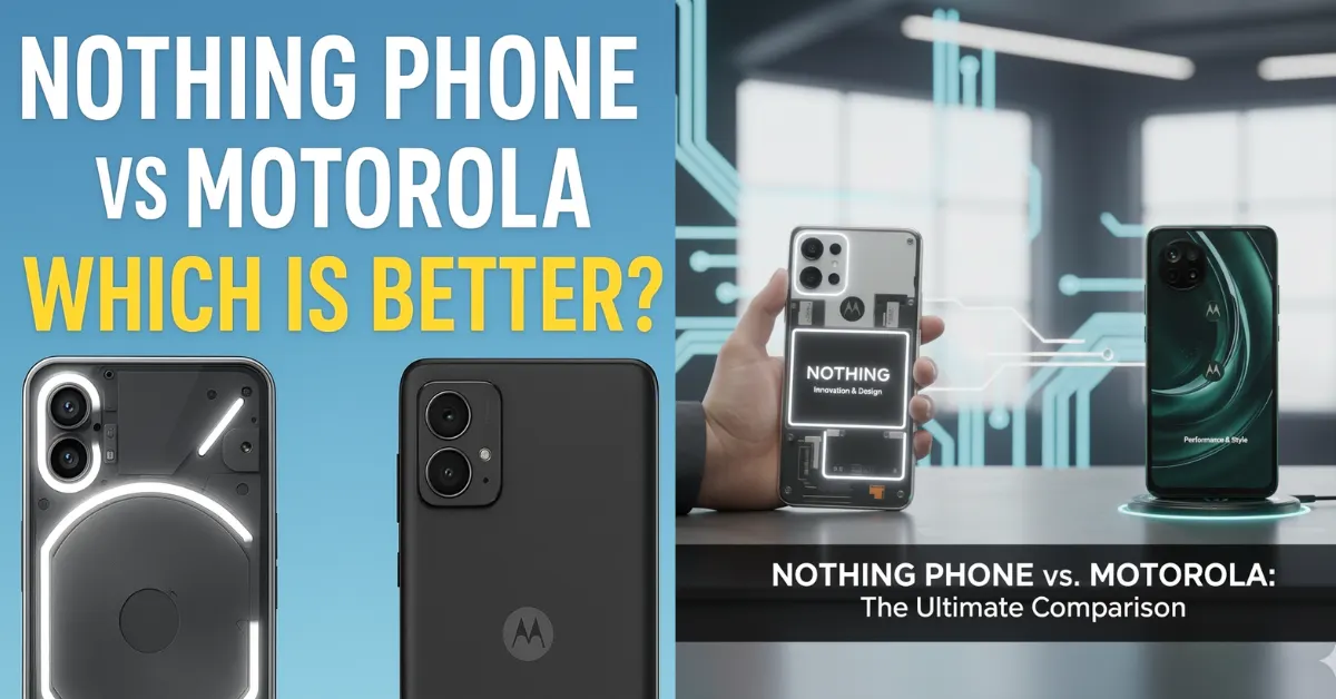 Nothing Phone vs Motorola which is better