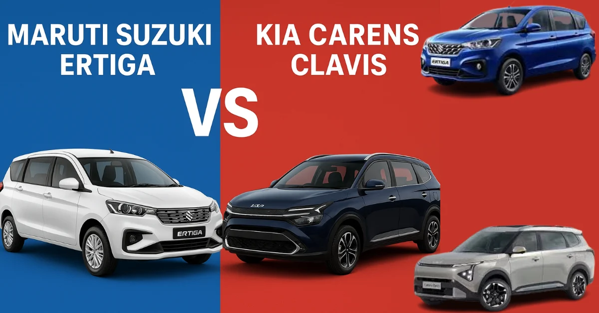 Maruti Suzuki Ertiga vs Kia Carens Clavis