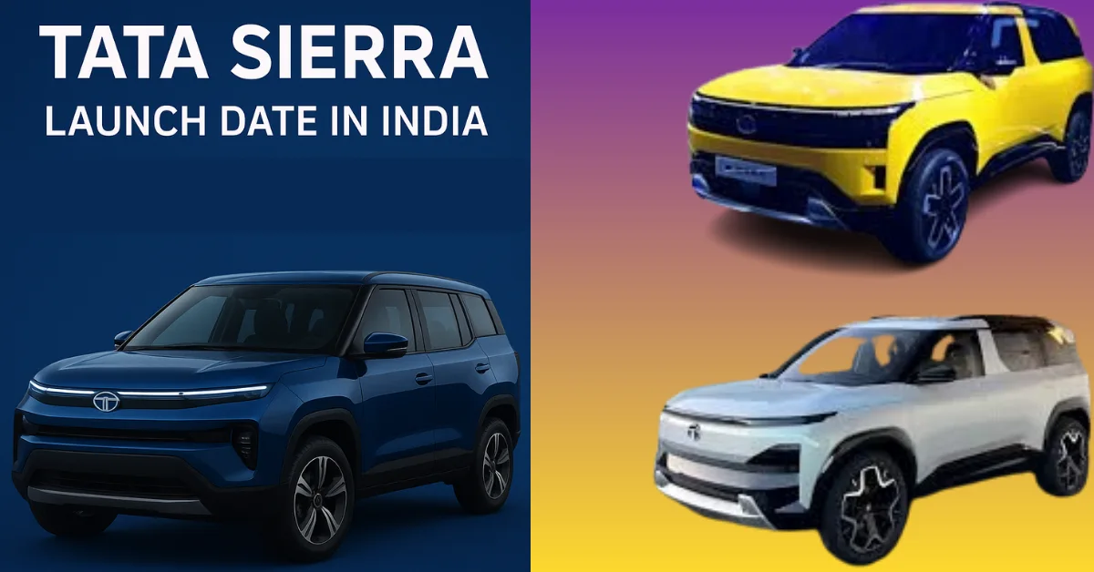 Tata Sierra launch date in India