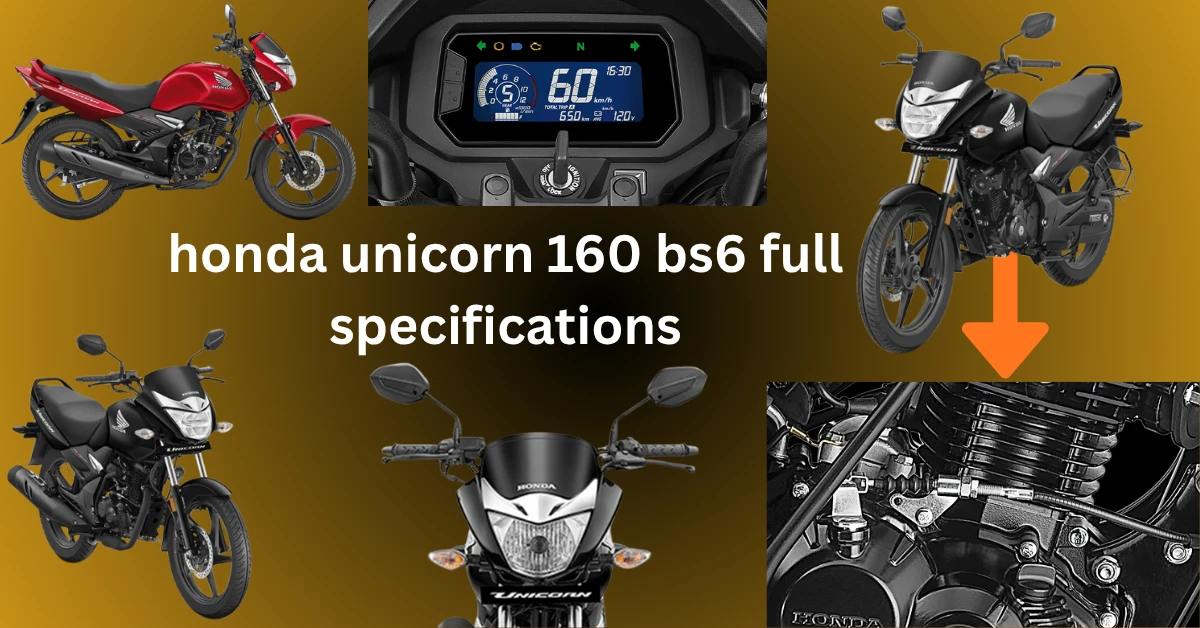 Honda Unicorn 160 BS6 Full Specifications
