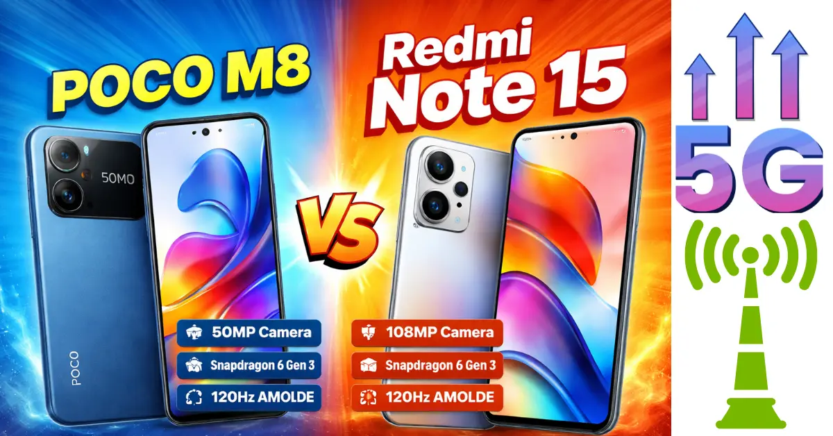 POCO M8 vs Redmi Note 15