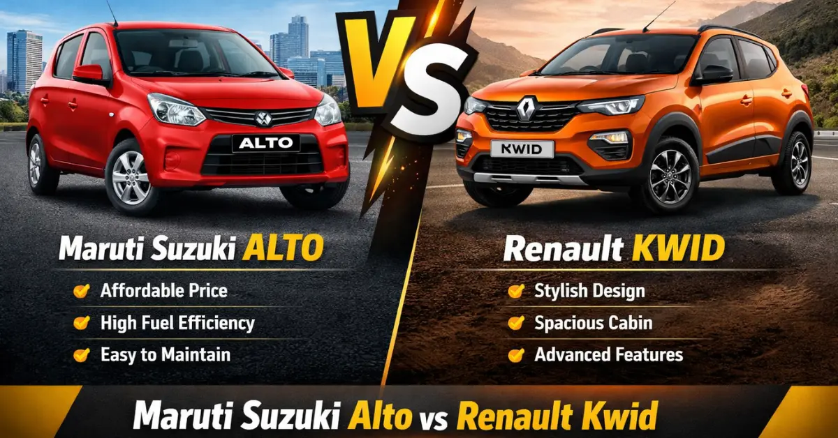 Maruti Suzuki Alto vs Renault Kwid