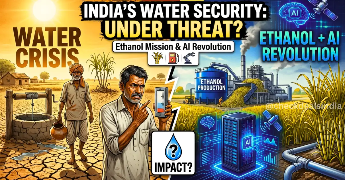 How India's Ethanol Mission and AI Revolution Could Impact Water Security